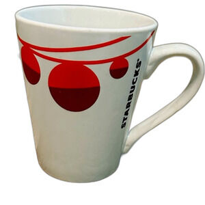 Starbucks 2011 Christmas Red Ball Ornament Mug